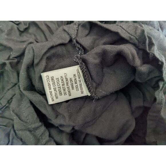 Feathers Romper Small Black Bell sleeve Floral Round neck Hippie Style Festival - Picture 8 of 9